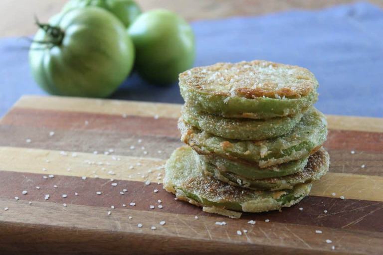 How To Make Fried Green Tomatoes Feast And Farm,Round Ripple Crochet Pattern