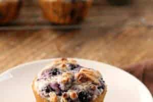 Homemade Wild Blueberry Muffins