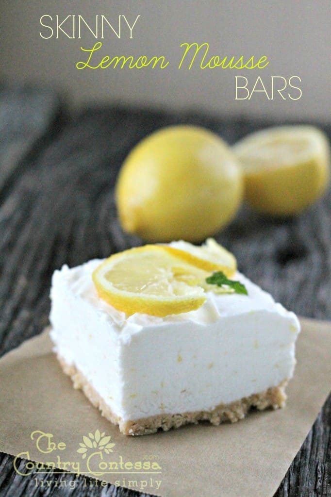 skinny lemon bars