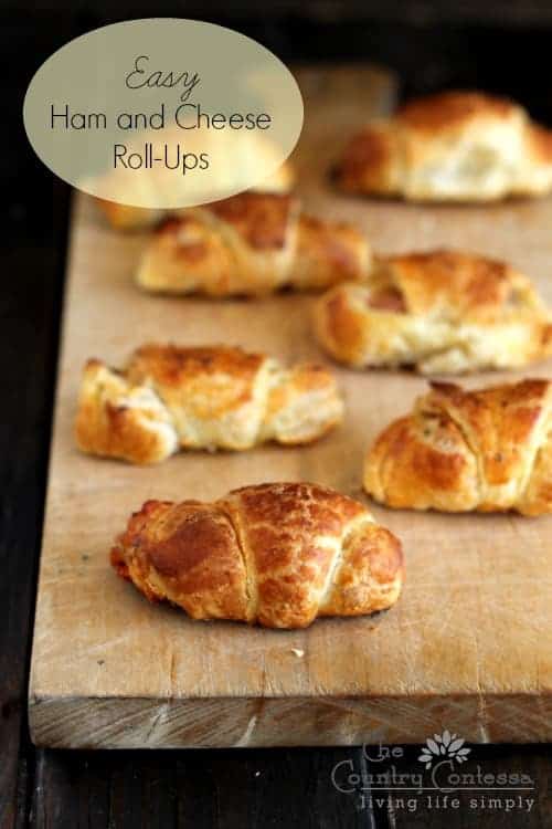 Easy Ham and Cheese Roll Ups