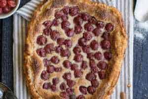 Tart Cherry and Almond Galette