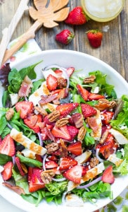 Strawberry Fields Salad by Spicy Southern Kitchen