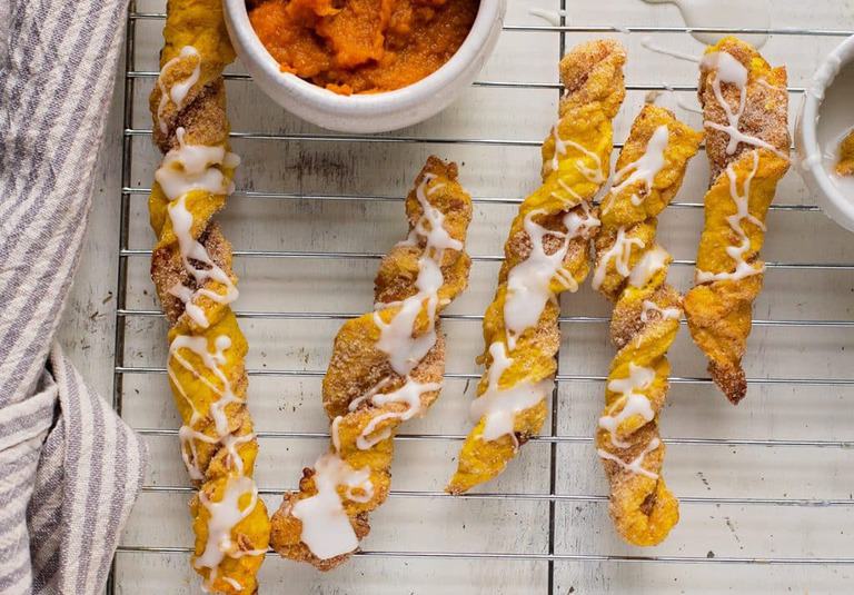 One bowl is all you need to mix up these cinnamon pumpkin twists. Not quite a cookie, not quite a bread, they're an easy way to change up your fall baking. 