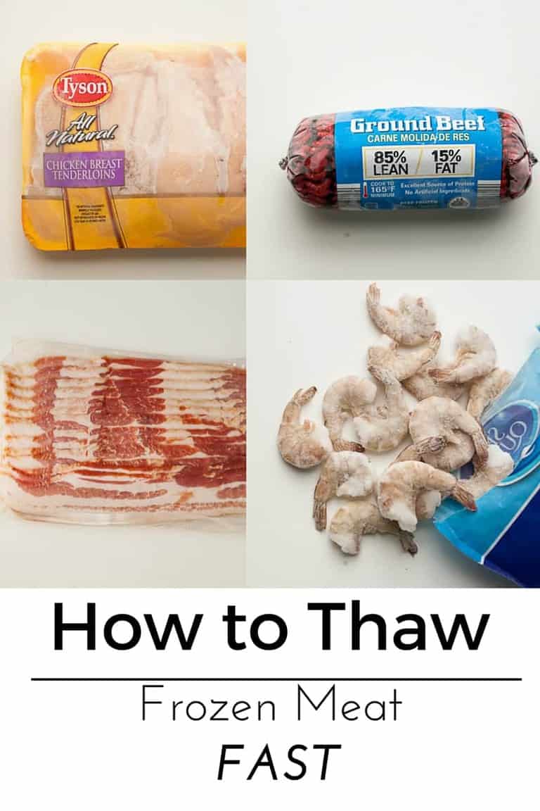 Doggone it. Dinner's frozen. Now what? Follow these steps to thaw frozen meat evenly in a flash.