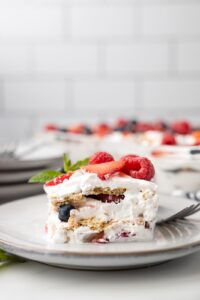Icebox Cake with Berries