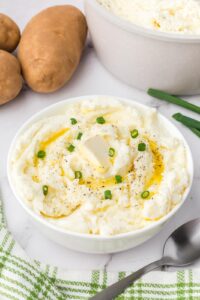 Sour cream mashed potatoes