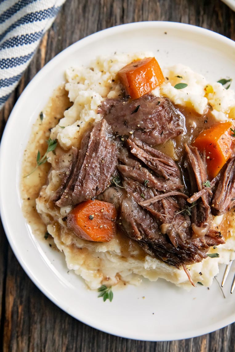 Truly tender oven baked beef short ribs with apple cider