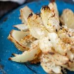 Baked blooming onions are a perfect oven to table appetizer or light dinner. Perfect at room temperature and lighter on calories than their fried version.