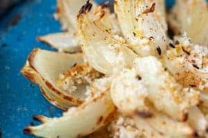 Baked blooming onions