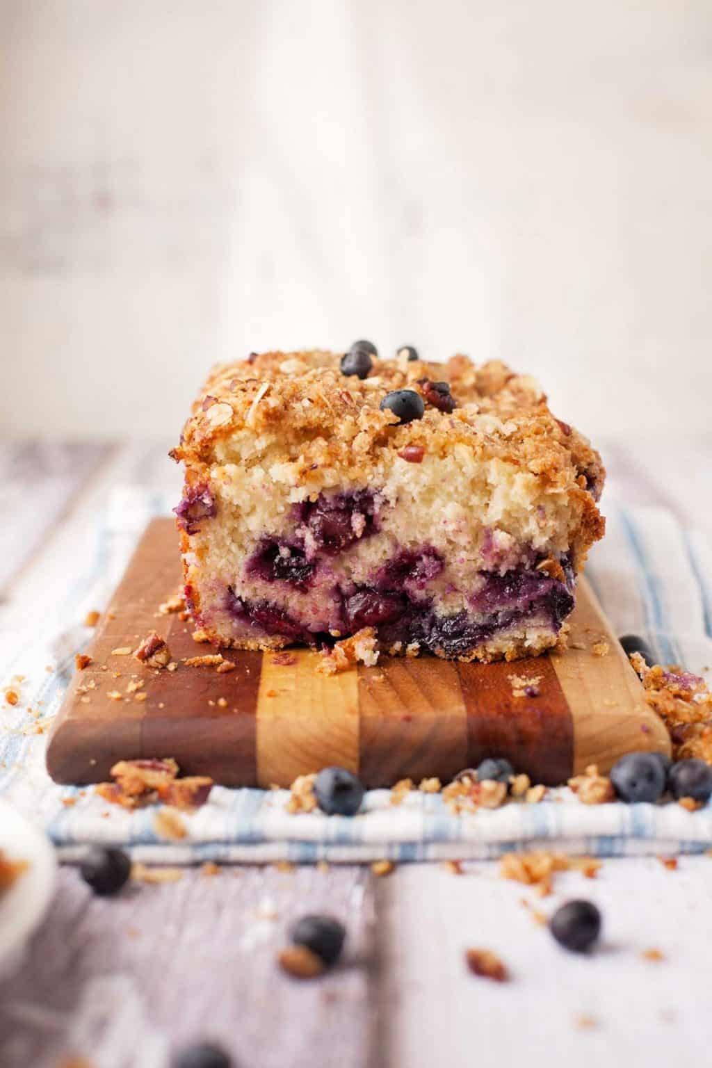 Whoa. This blueberry streusel cake is easy to make (you don't even need to soften butter) but it's sweet comfort at it's best. 