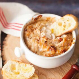 Caramelized Onion Dip with Bacon