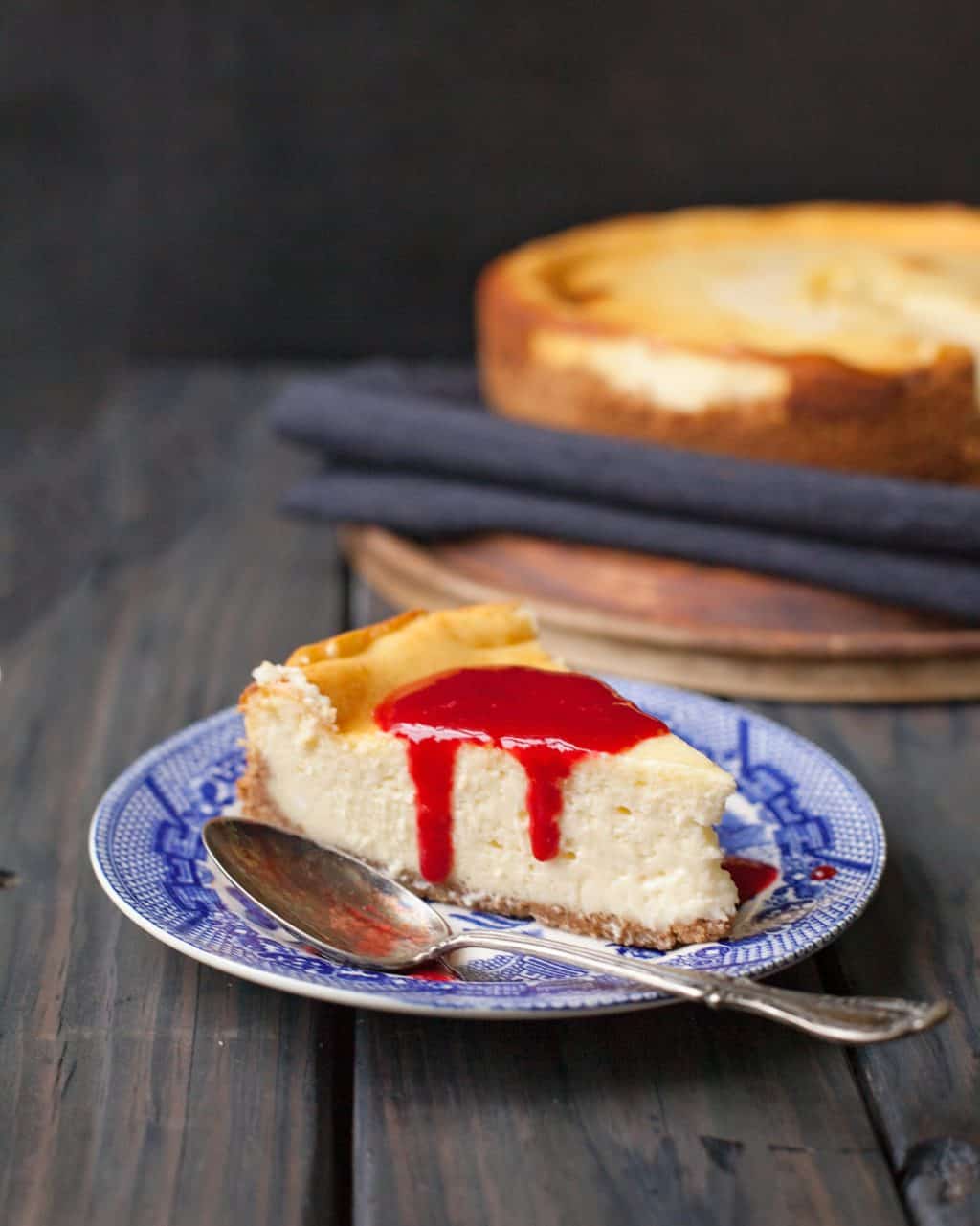 A simple, classic cheesecake topped with tangy raspberry sauce doesn't have to be complicated. Get all the tips and secrets here.