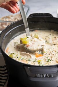 Creamy Leftover Turkey Soup with Rice