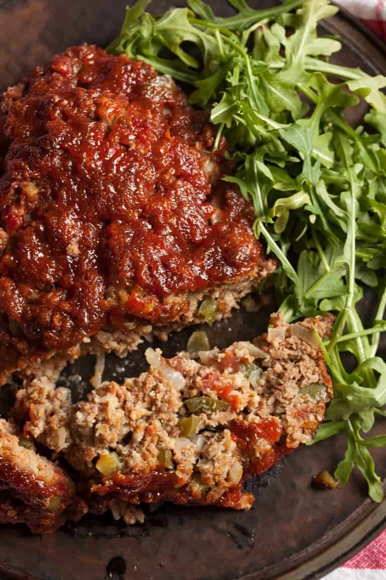 Homestyle Meatloaf with Brown Sugar Glaze