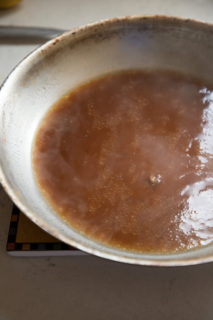 concentrated/cooked down red eye gravy