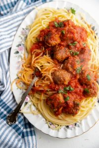 The best spaghetti and meatballs