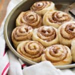 No yeast! No tough dough work! Use my simple trick for the fastest, easiest cinnamon rolls you'll ever eat. No special skills required.